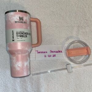 40oz Peach Tie dye Target Limited edition Stanley Quencher